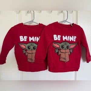 Star War Valentine’s Pullovers x2